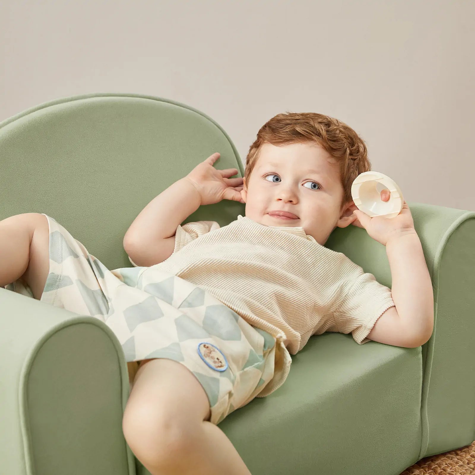 Tiny Land® GentleSnug Kid Chair - Sage