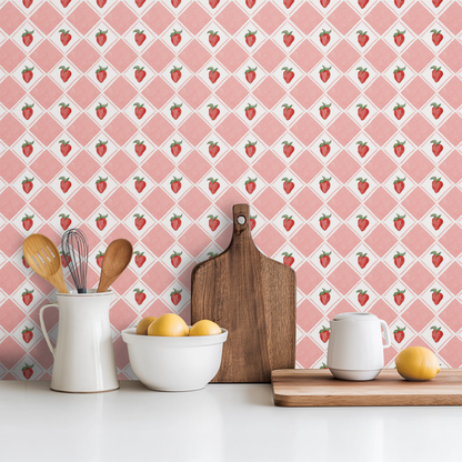 Fresa Wallpaper by Aubrey Fairchild
