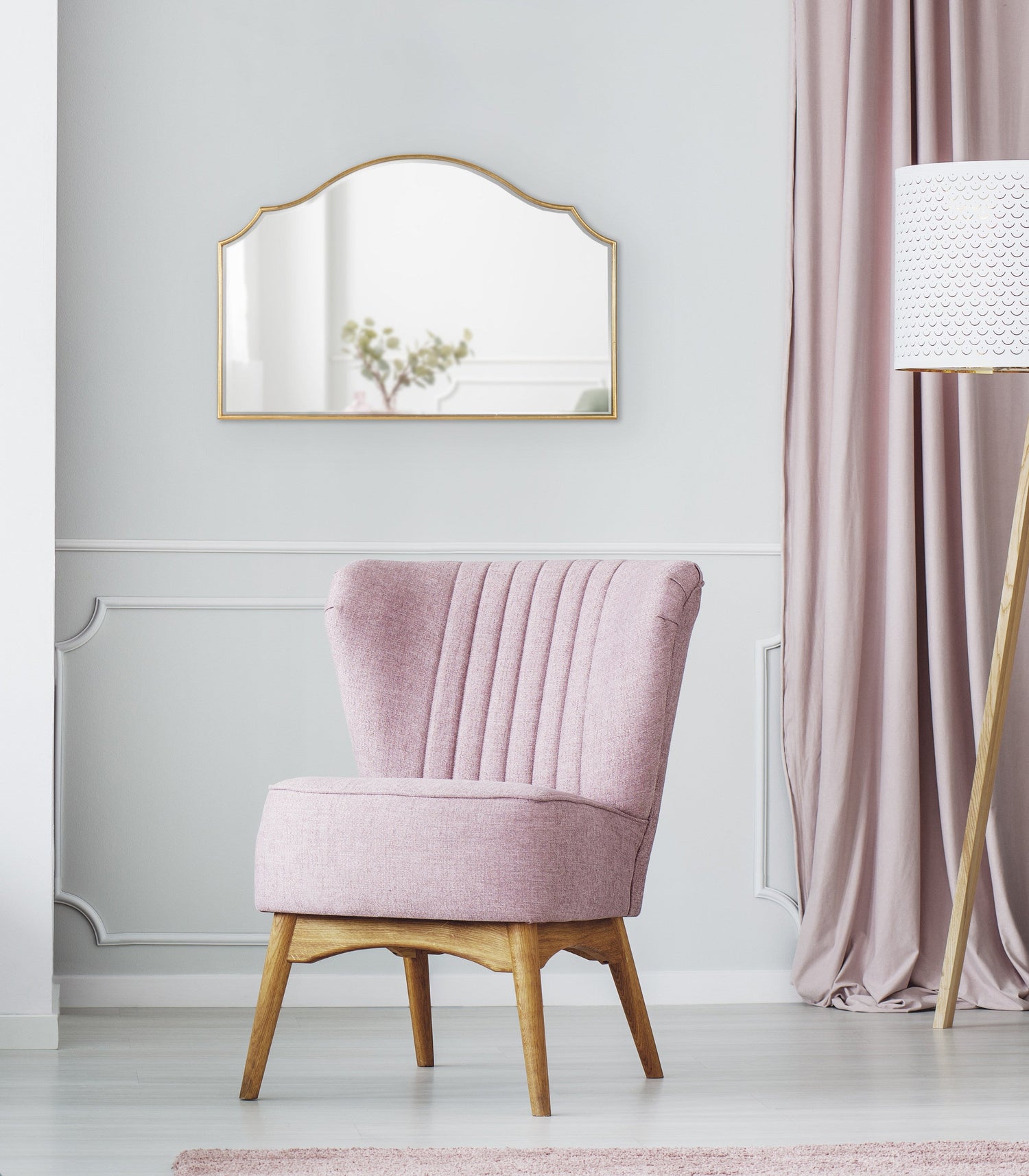 Leanna Framed Arch Wall Mirror