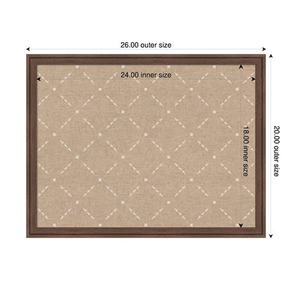 Pinboard Beige Lattice Pattern