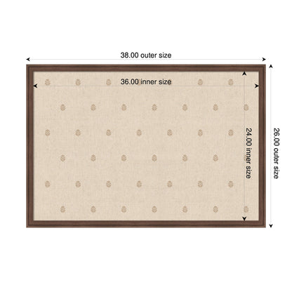Pinboard Beige Botanical Block Print