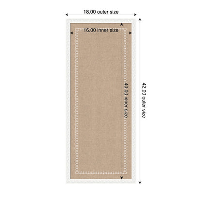Pinboard White Scalloped Edge