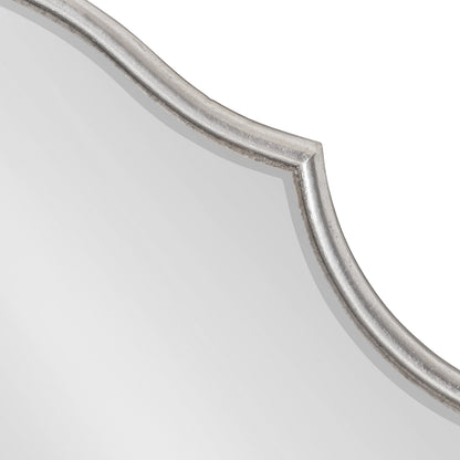 Leanna Scalloped Oval Wall Mirror