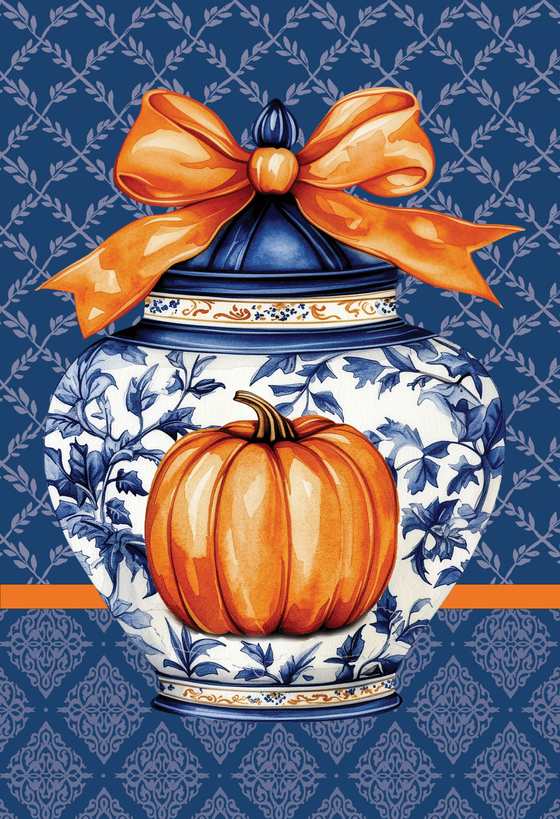 Pumpkin Ginger Jar- Wind Current Flag