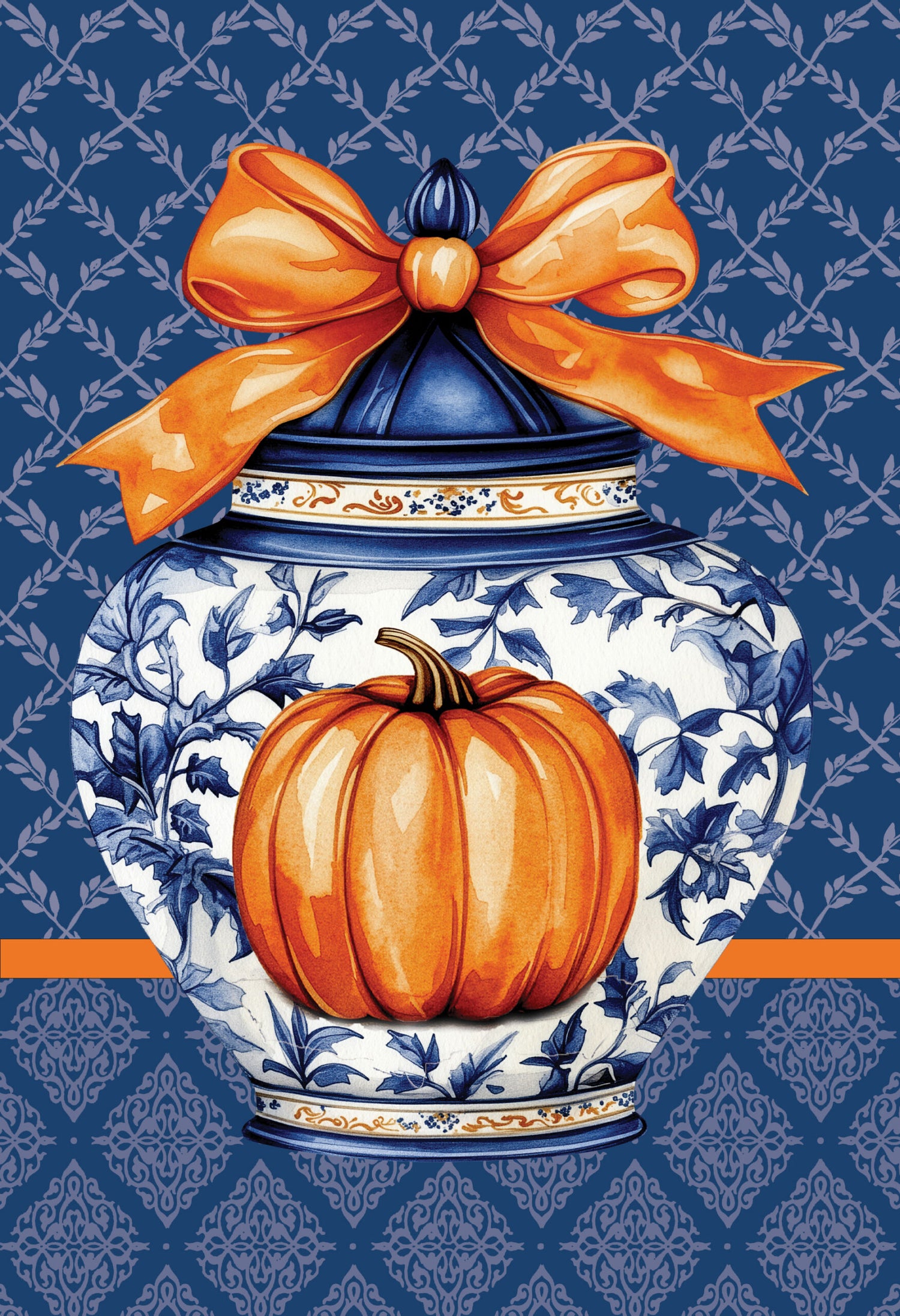 Pumpkin Ginger Jar- Wind Current Flag