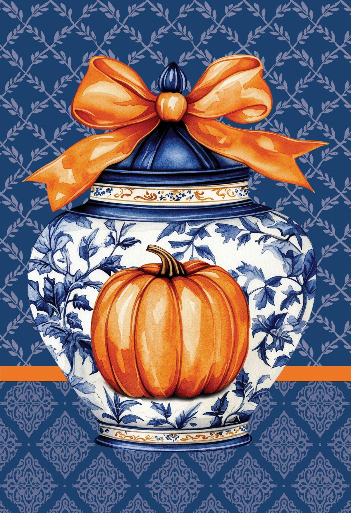 Pumpkin Ginger Jar- Wind Current Flag