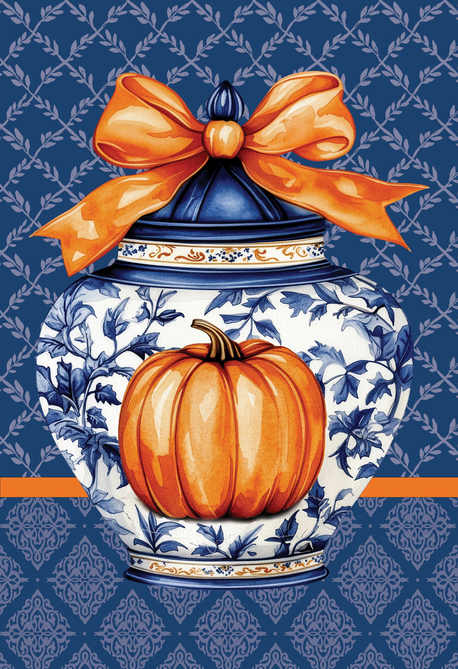 Pumpkin Ginger Jar- Wind Current Flag