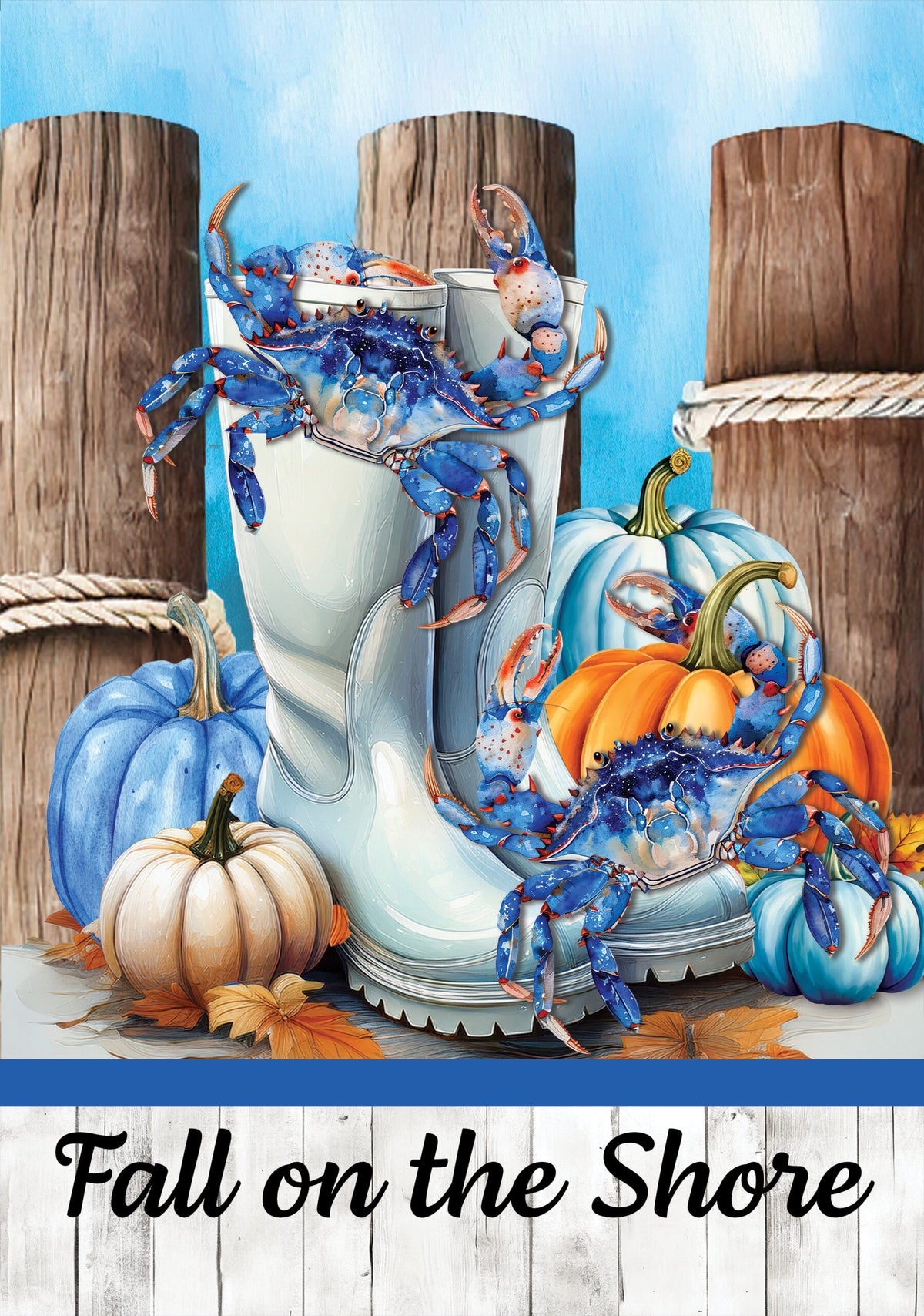 Crab Boots- Wind Current Flag