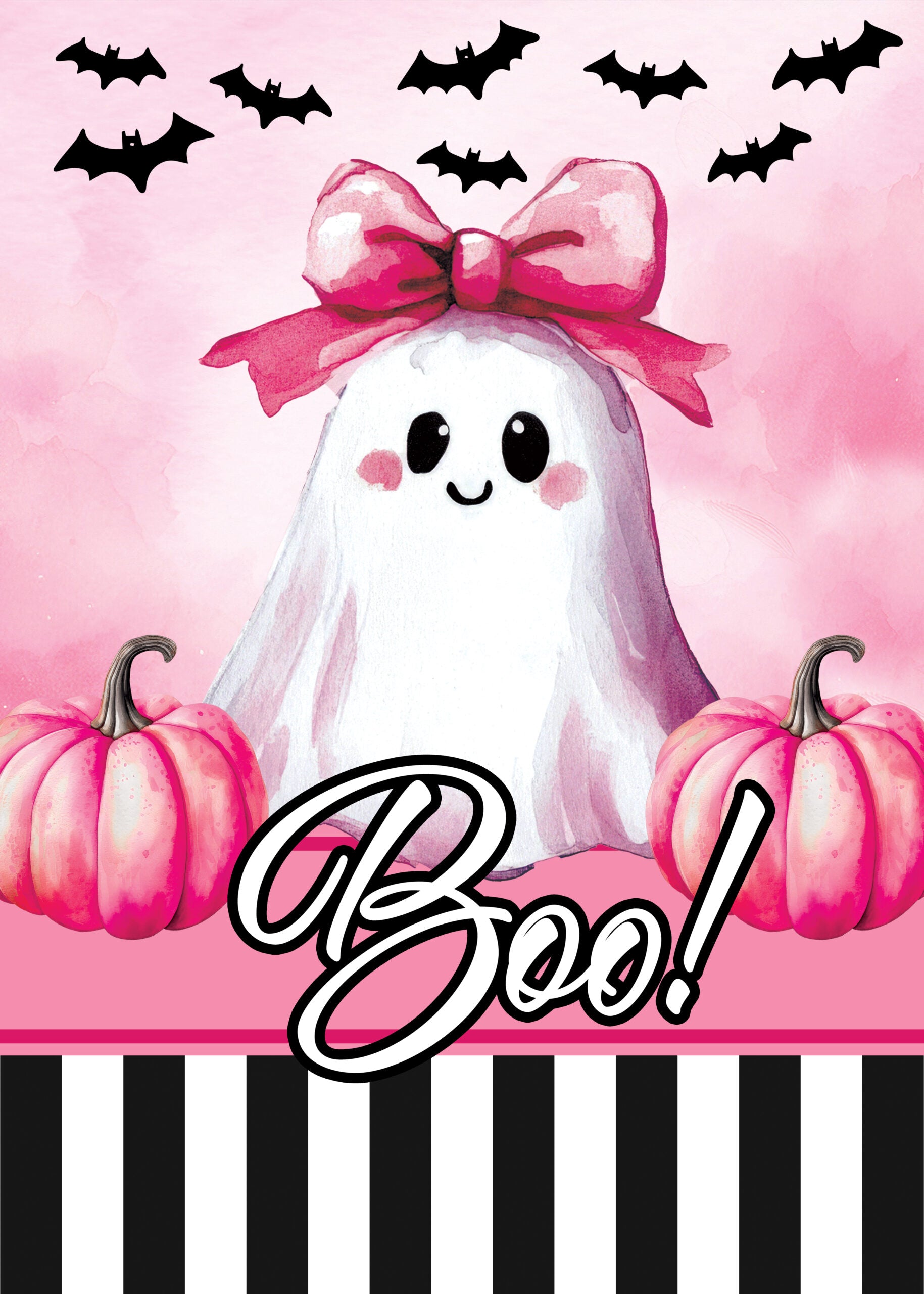 Pink Ghost- Wind Current Flag