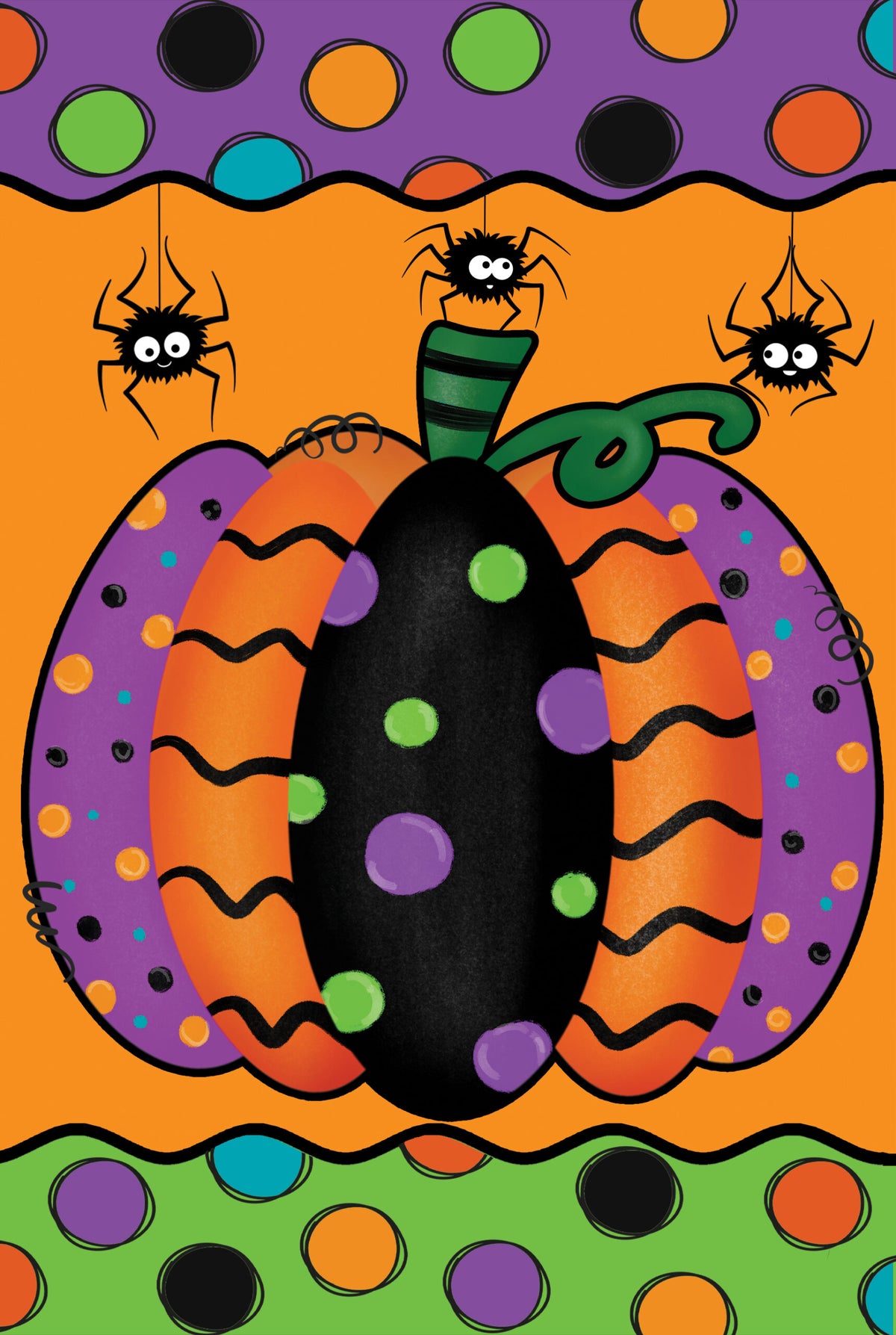 Halloween Pumpkin- Wind Current Flag