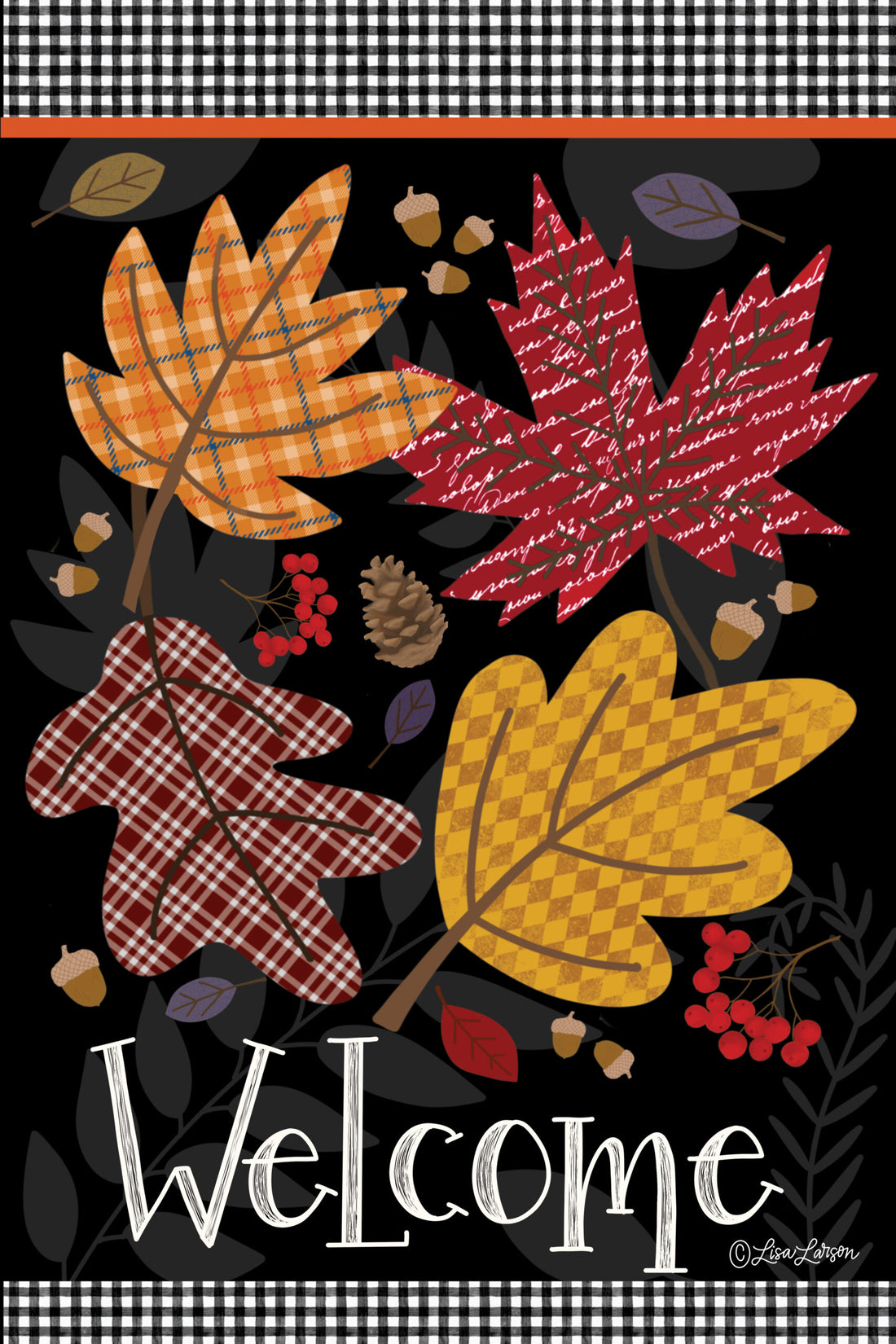 Fall Leaves- Wind Current Flag
