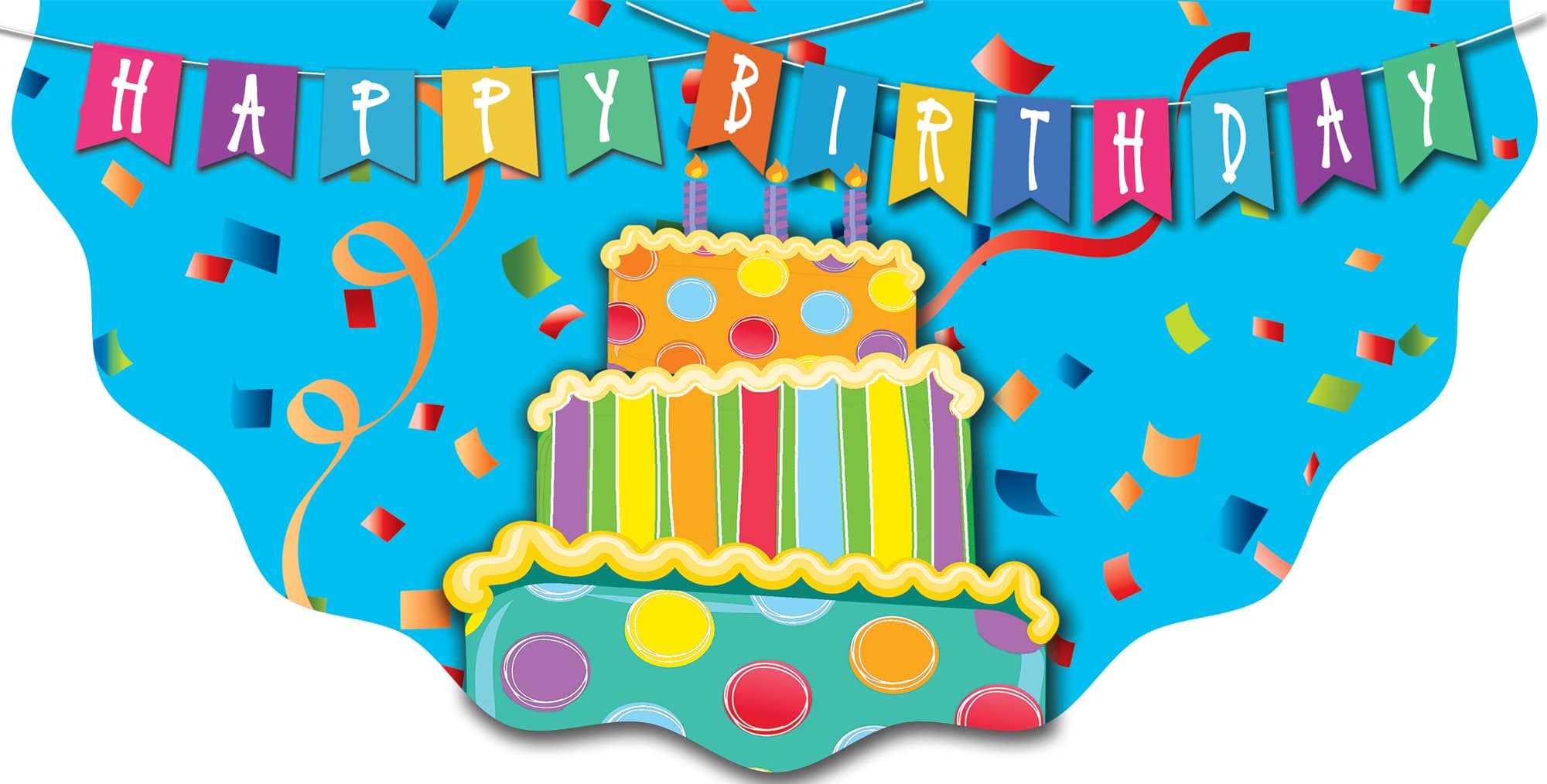 Vinyl Bunting-Happy Birthday