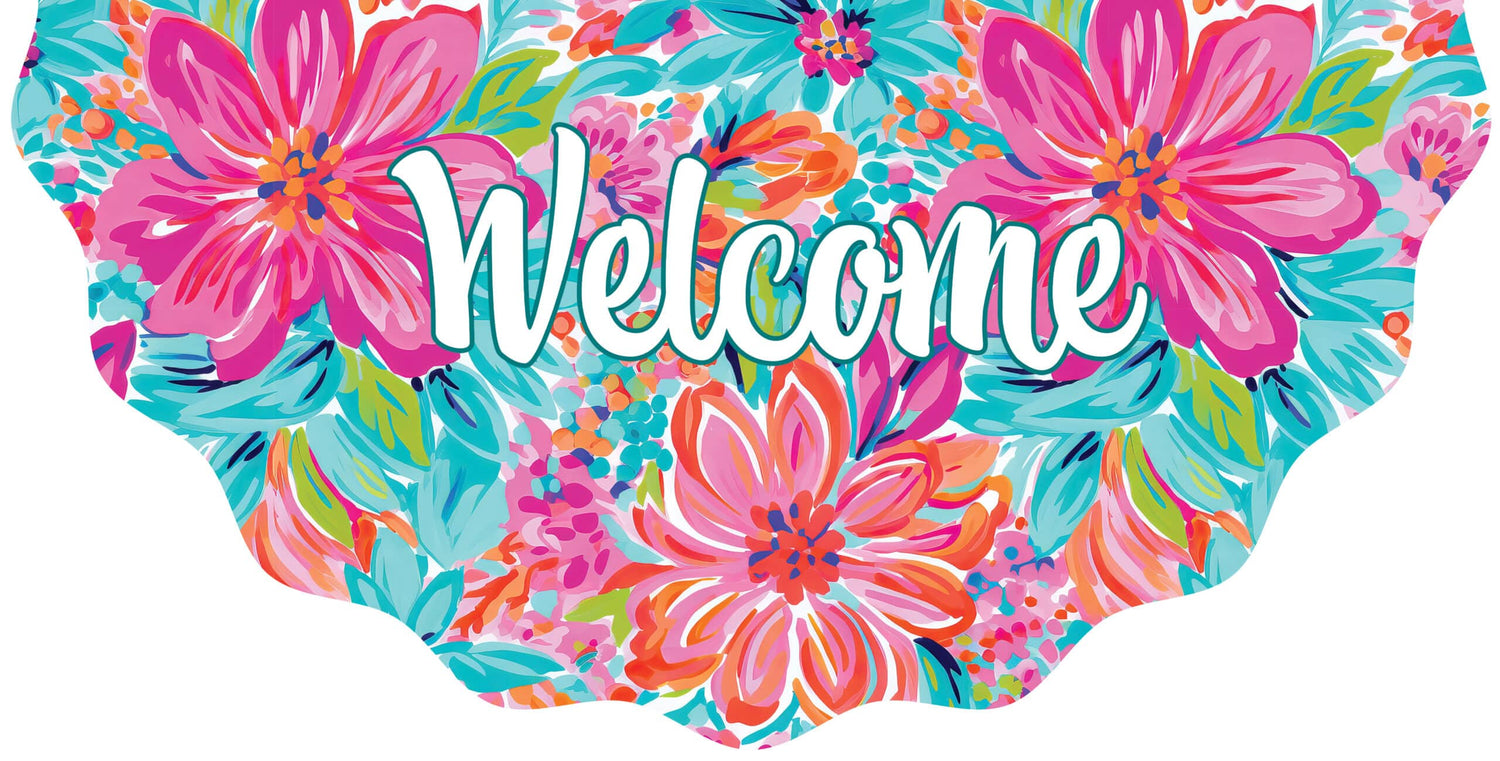 Vinyl Bunting-Pink and Orange Medley