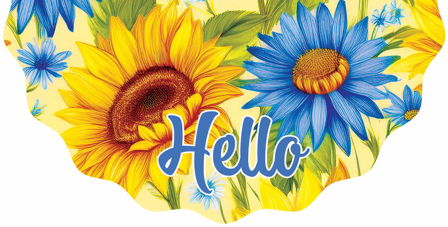 Vinyl Bunting-Sunflower and Daisies