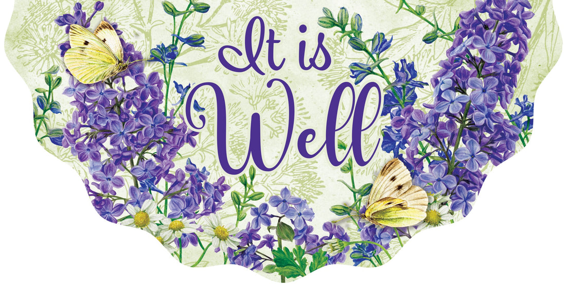 Vinyl Bunting-It is Well