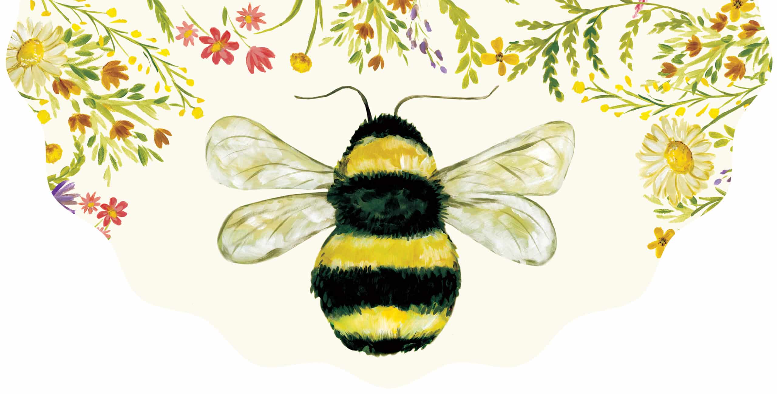 Vinyl Bunting-Bumblebee