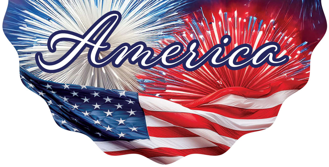 Vinyl Bunting-American Fireworks