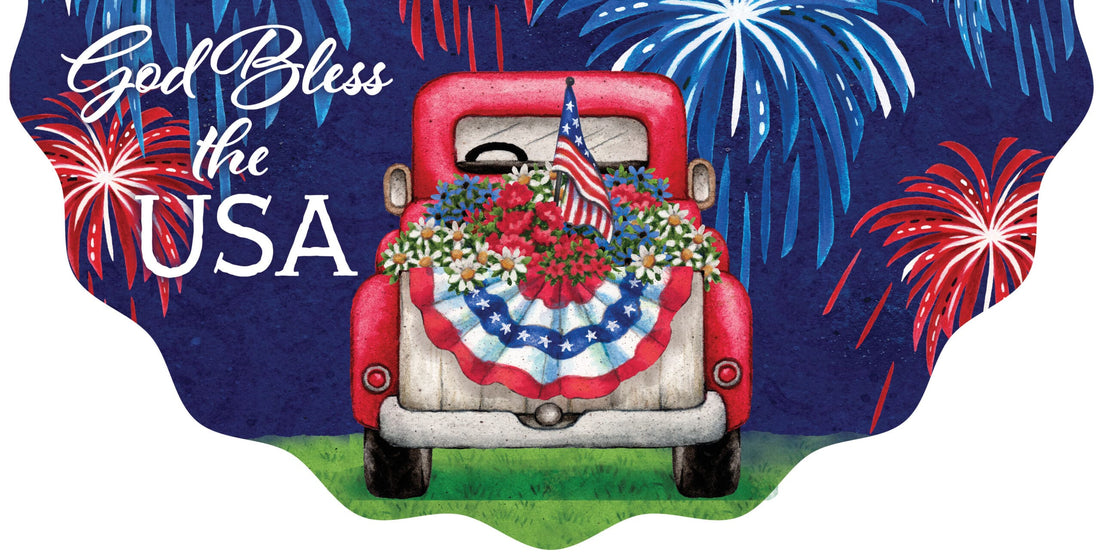 Vinyl Bunting-Patriotic Truck