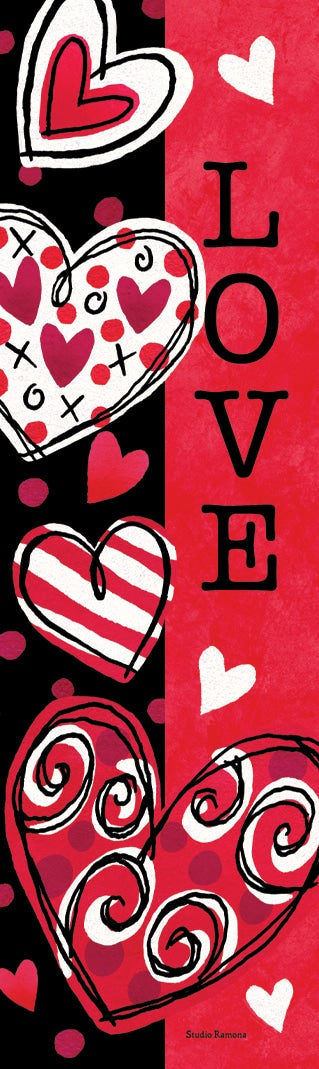 Plant Expression-Black and Red Heart