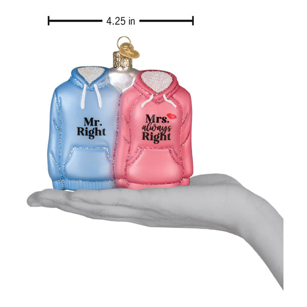 Mr. &amp; Mrs. Hoodies Ornament