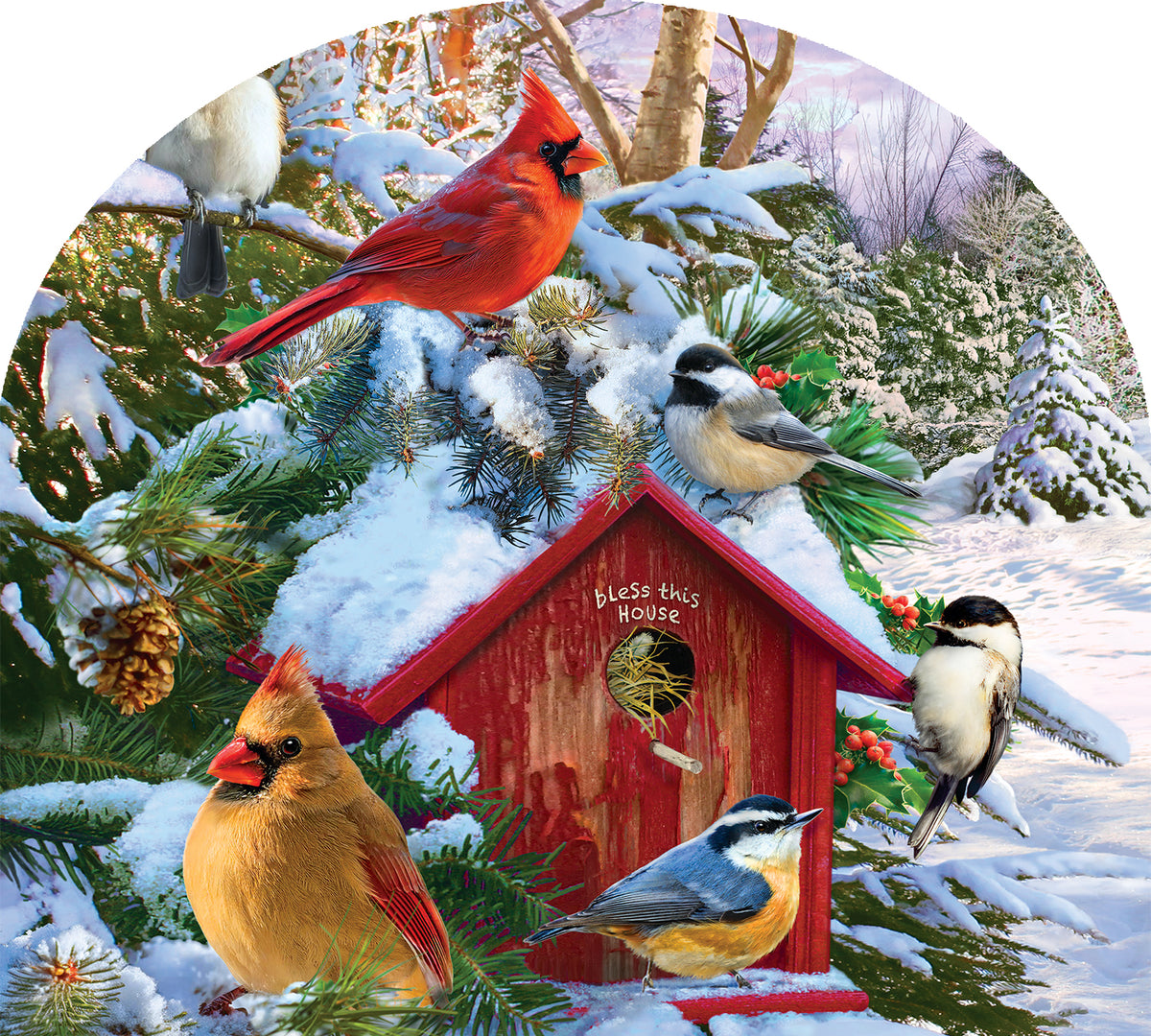 Cardinal Ornament-Arbor Mate