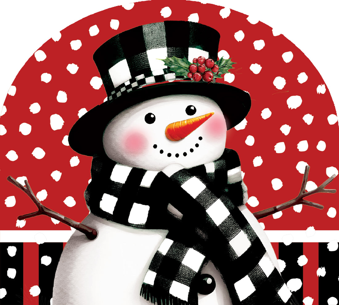 Checkered Snowman-Arbor Mate