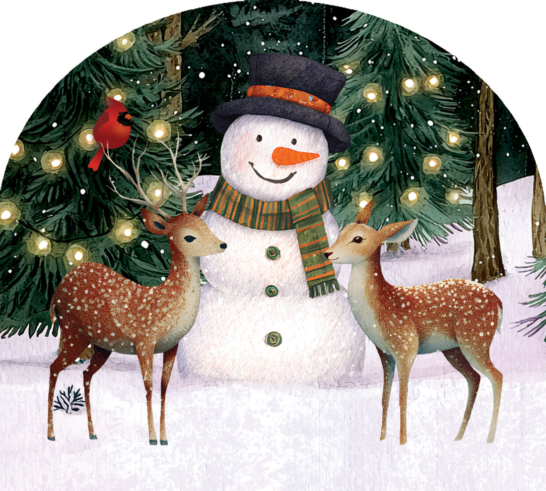 Woodsy Snowman-Arbor Mate