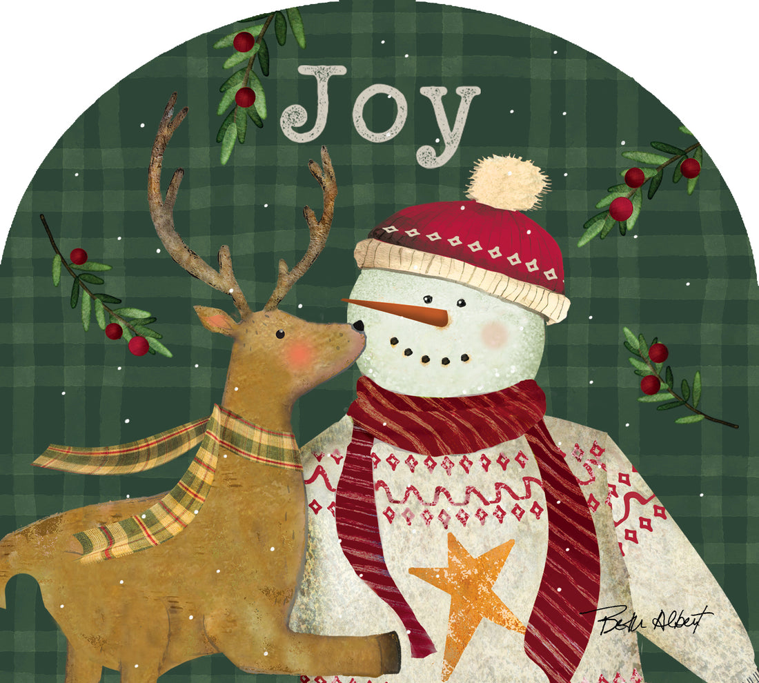 Snowman Deer-Arbor Mate