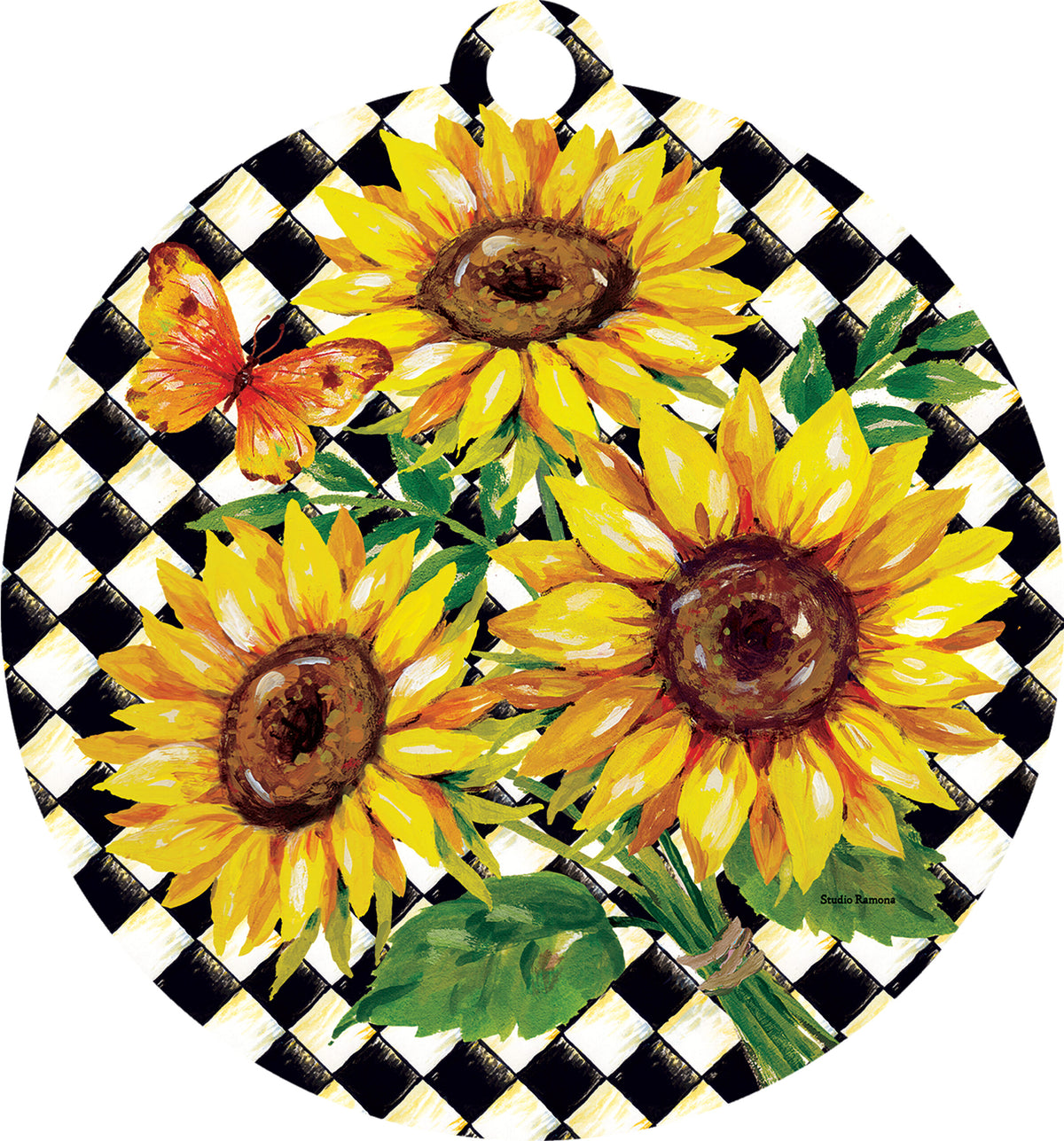 Sunflower Harlequin-LG Hang Around