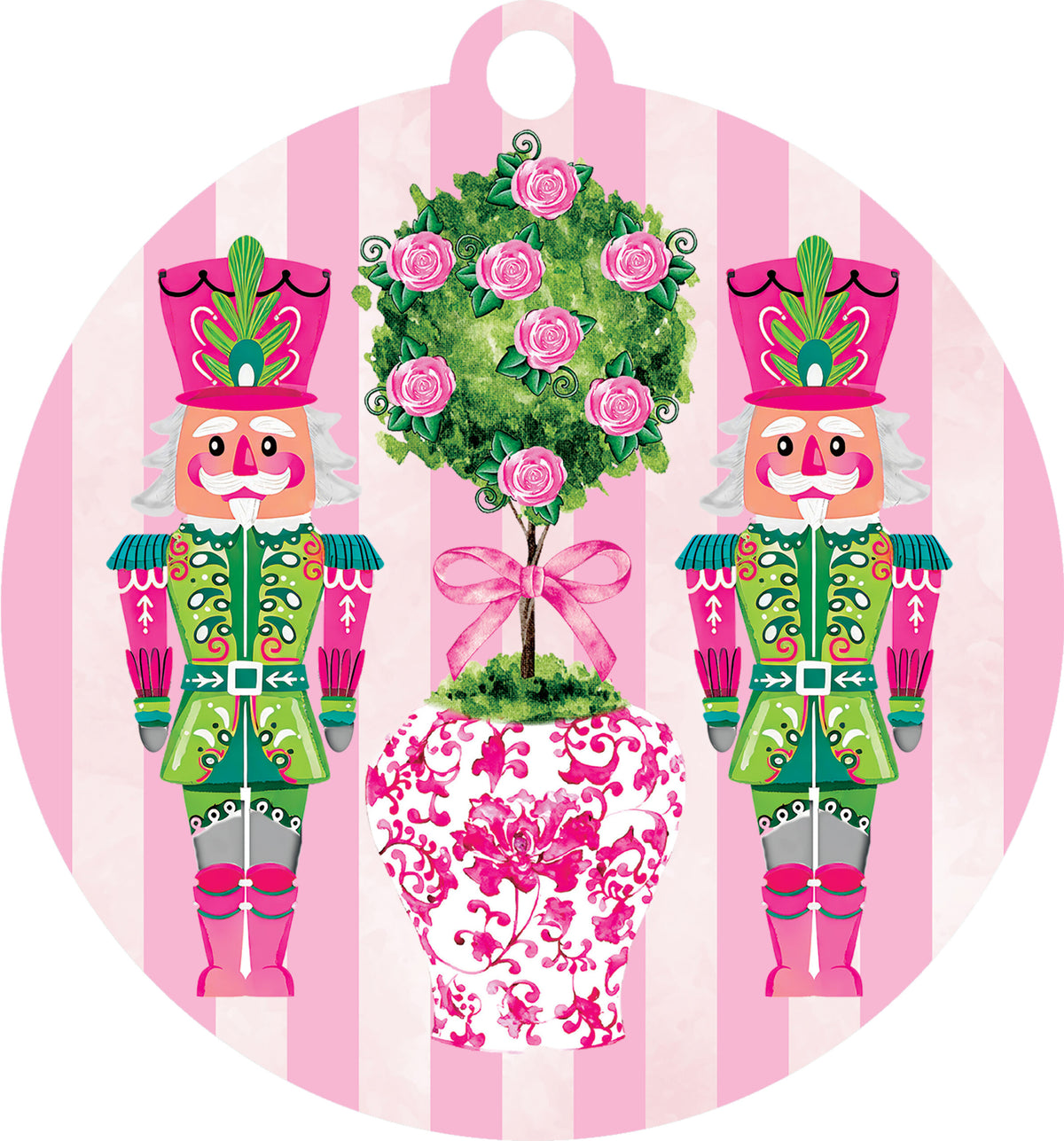 Pink-Green Nutcrackers-LG Hang Around