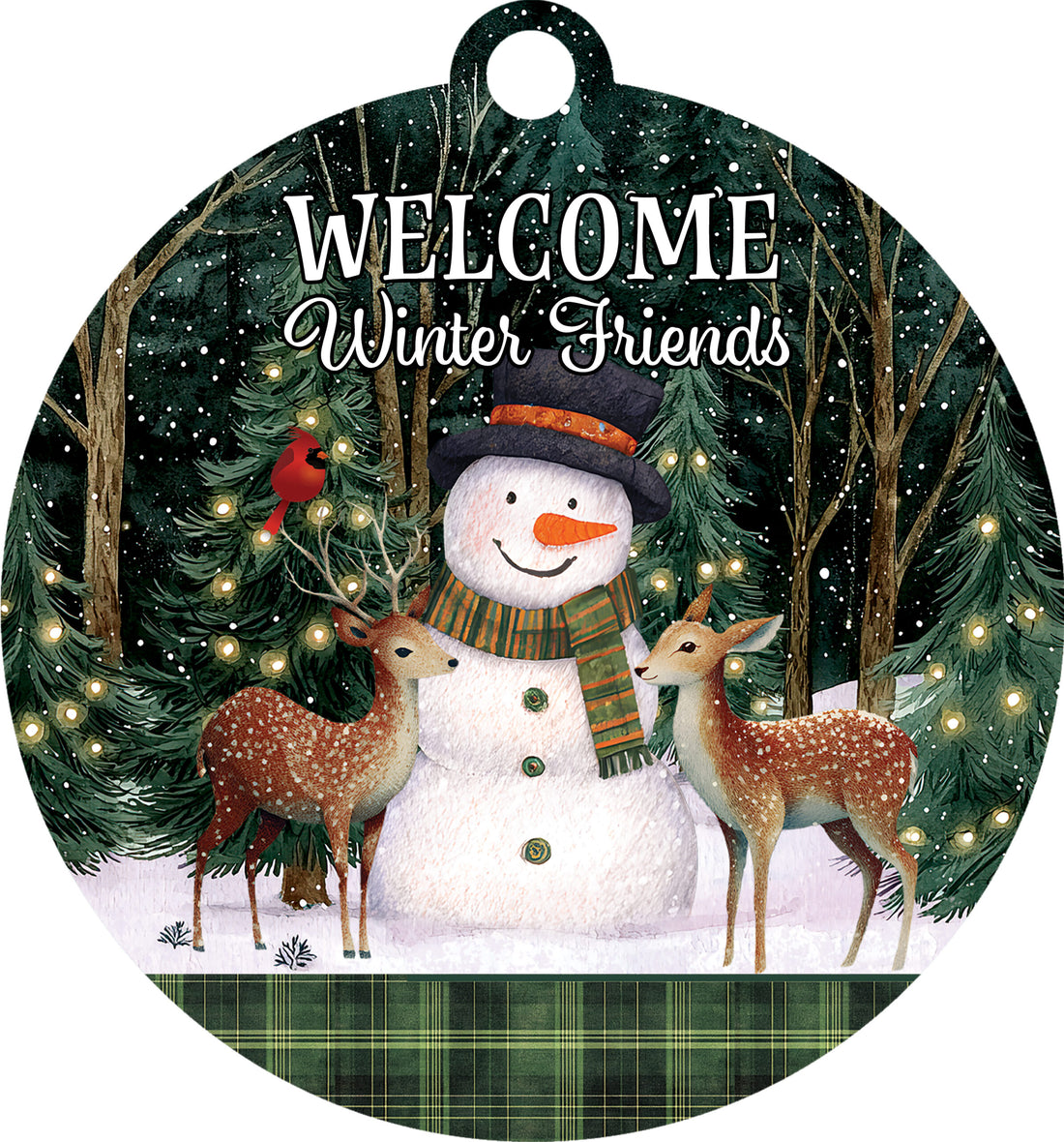 Woodsy Snowman-LG Hang Around