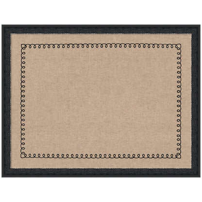 Pinboard Black Scallop Print