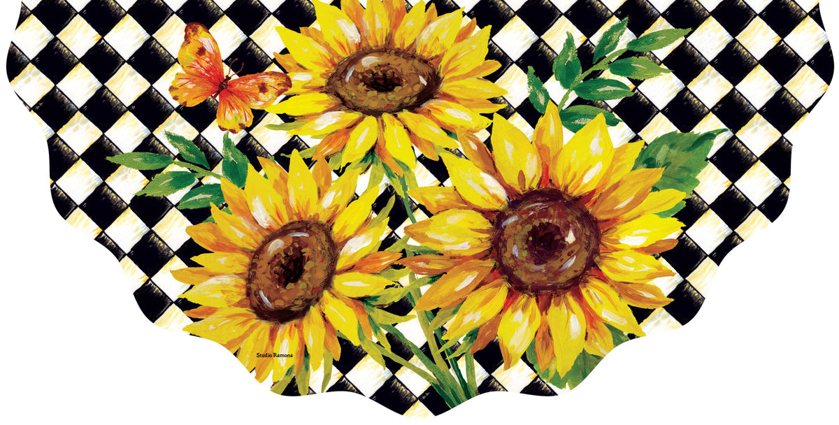 Sunflower Harlequin-Vinyl Bunting