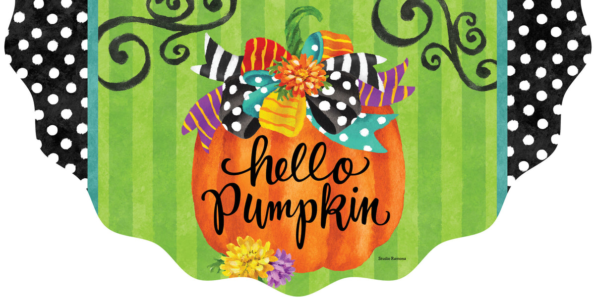 Hello Pumpkin-Vinyl Bunting