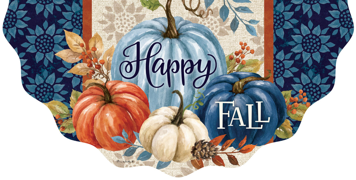 Pumpkin Blues-Vinyl Bunting