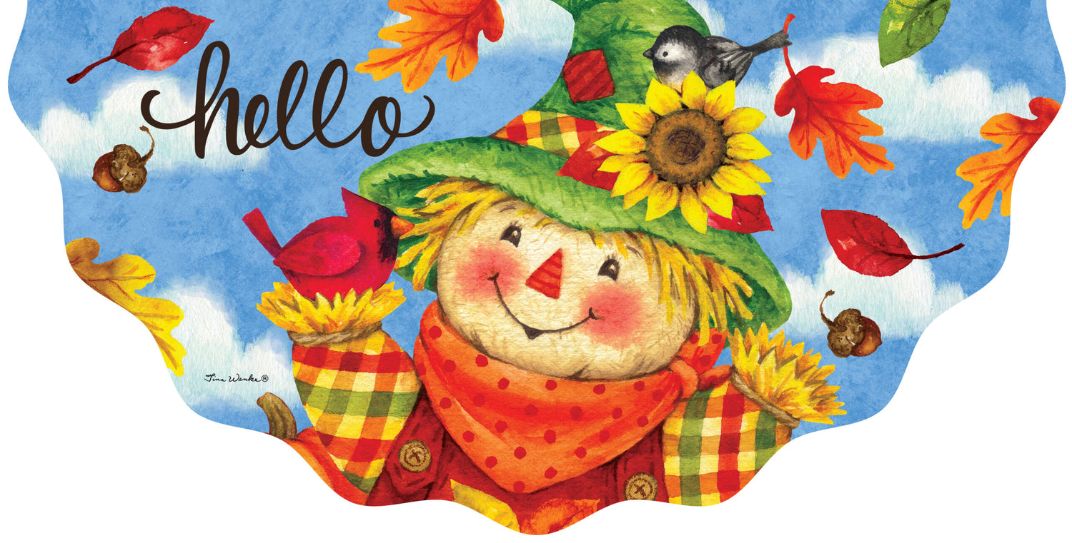 Hello Scarecrow-Vinyl Bunting