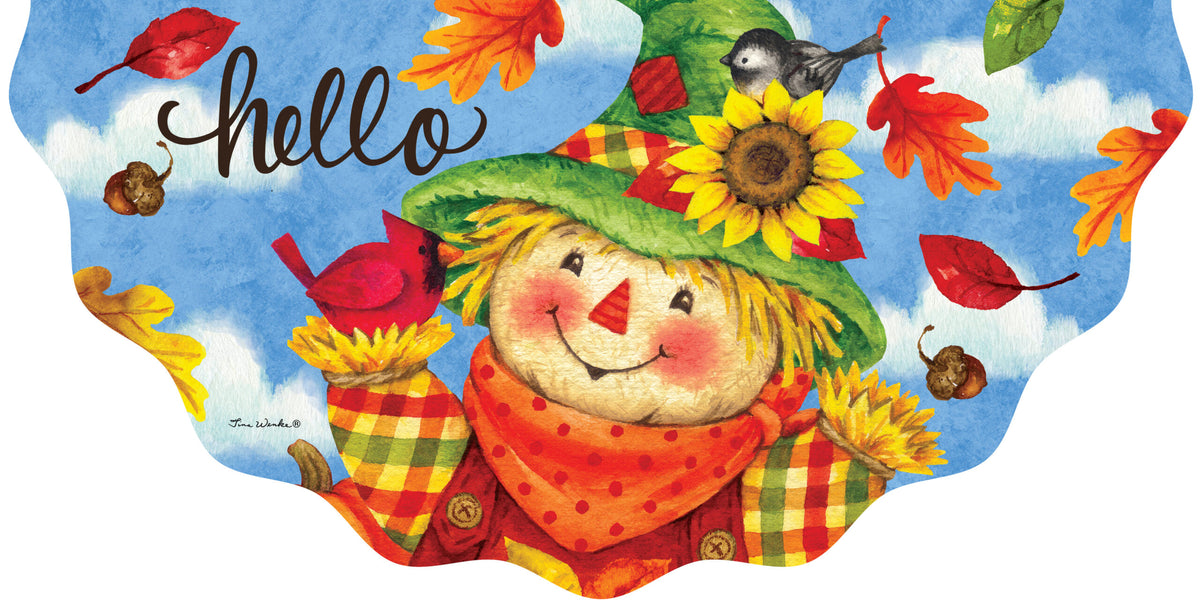 Hello Scarecrow-Vinyl Bunting