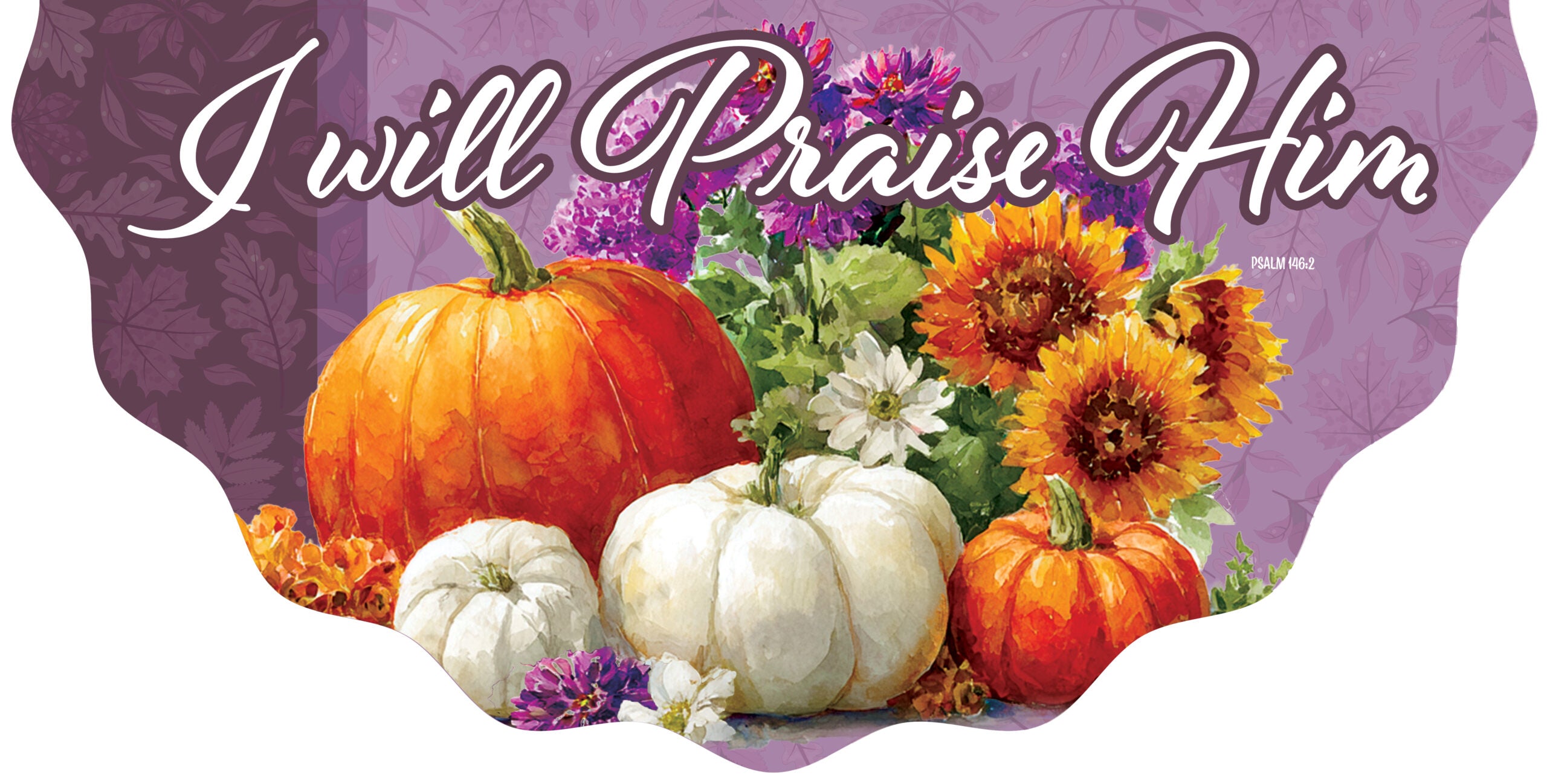 Praise Him-Vinyl Bunting