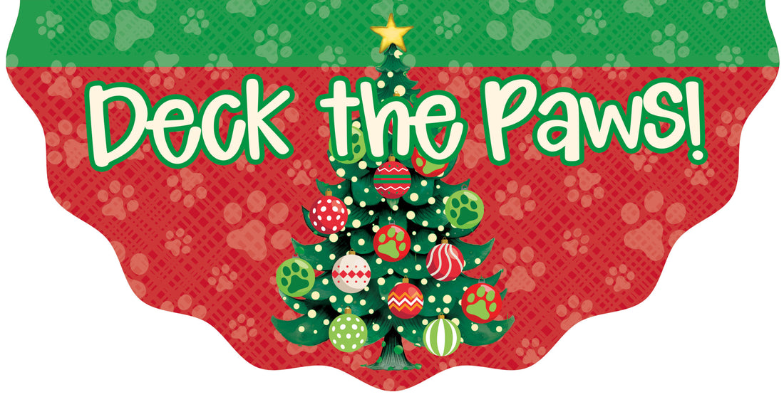 Deck The Paws-Vinyl Bunting