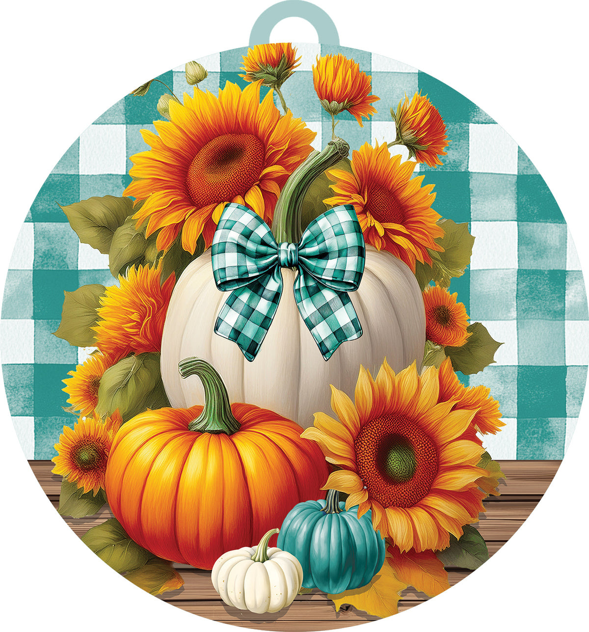 Sunflower Pumpkins-LG Hang Around
