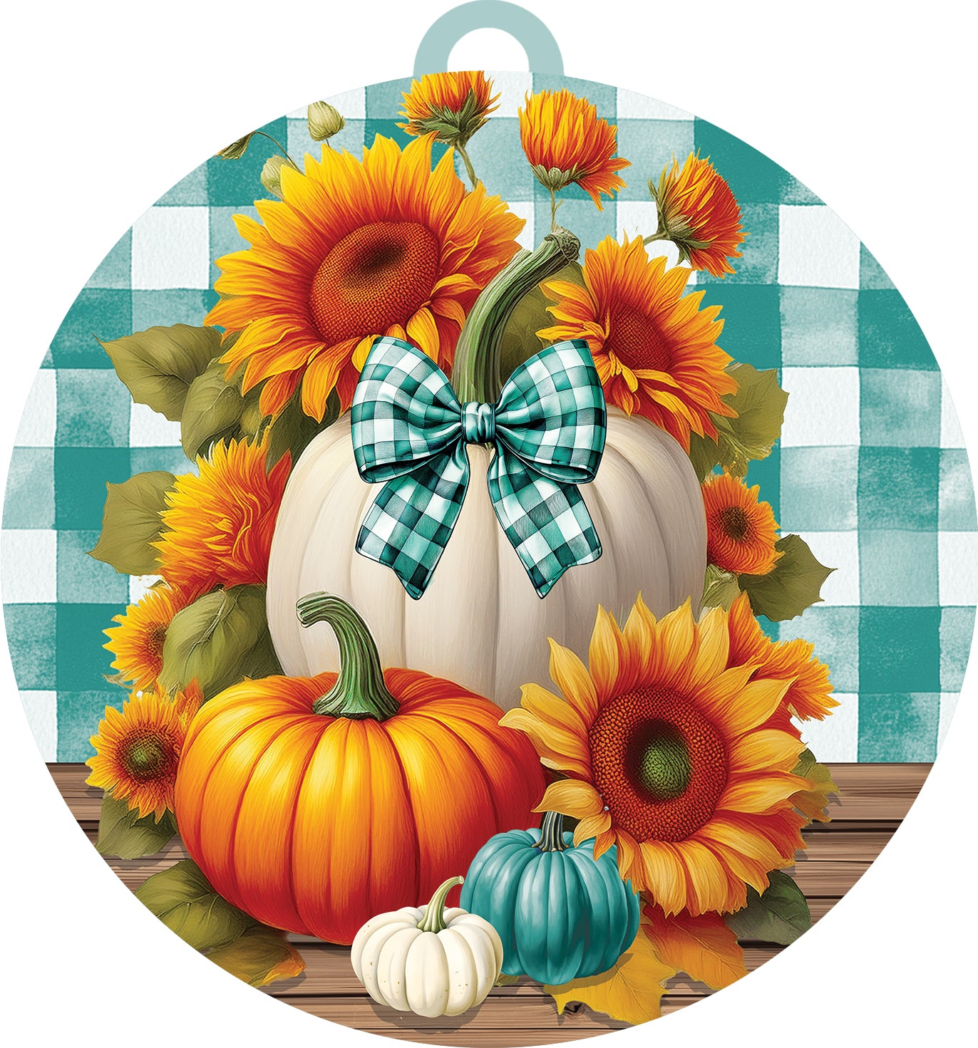 Sunflower Pumpkins-LG Hang Around