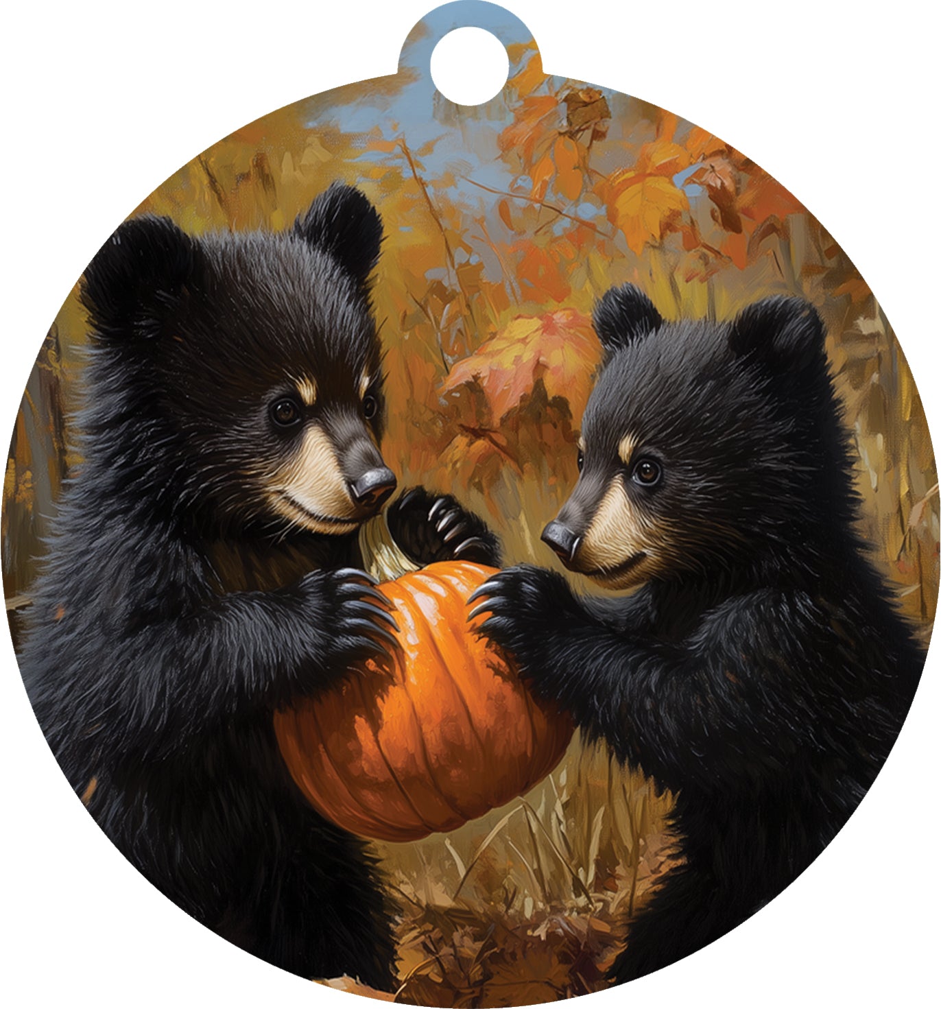 Two Bear Cubs-LG Hang Around