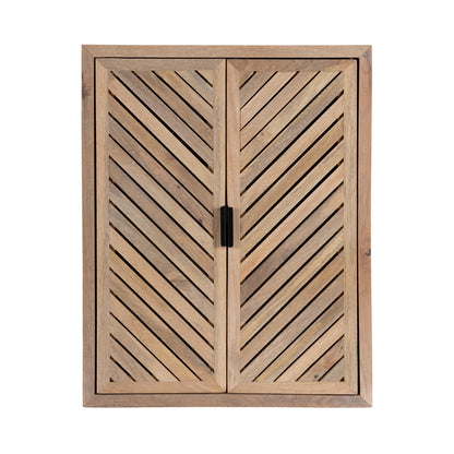 Mezzeta Tall Wood Bath Cabinet