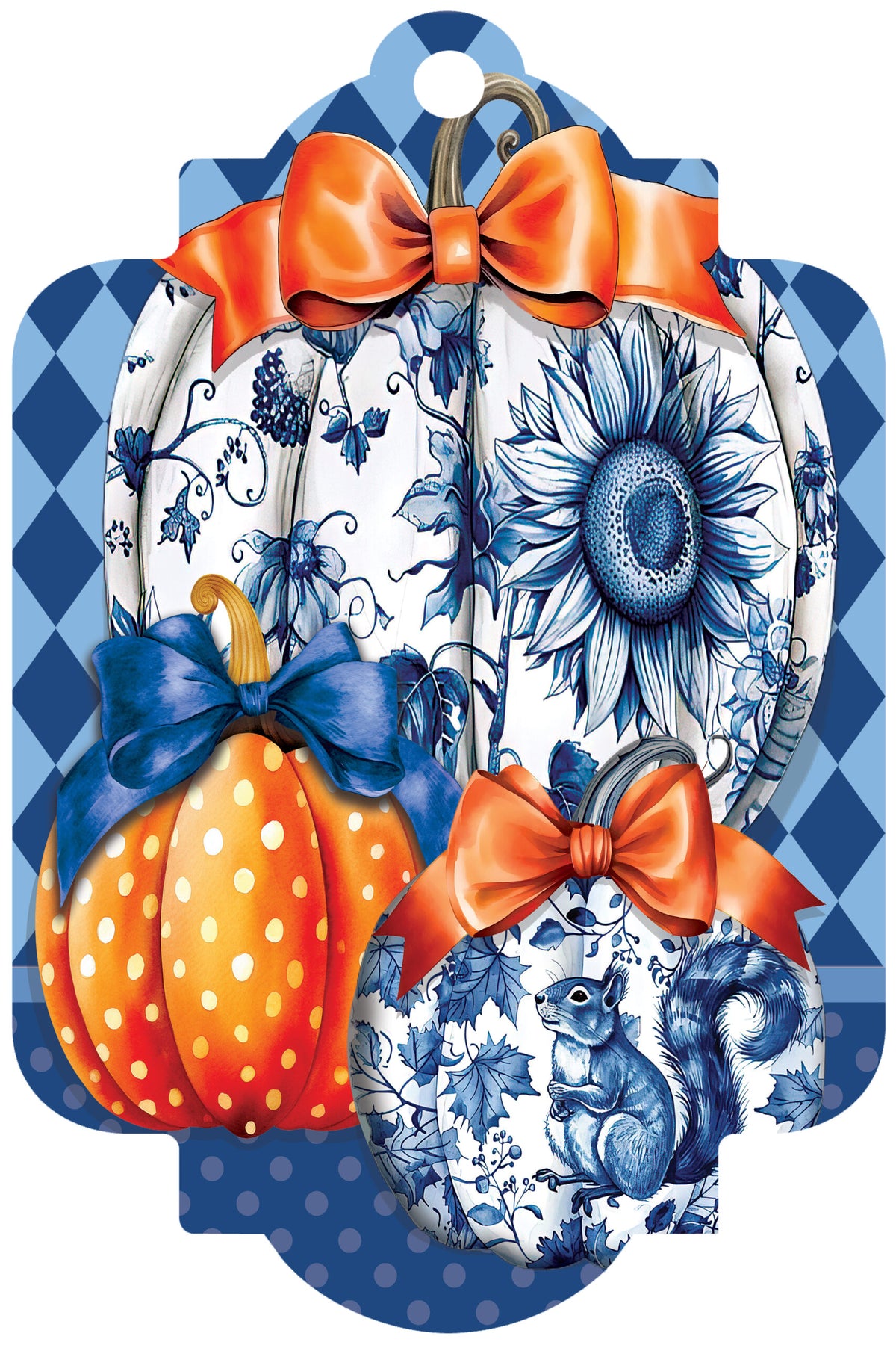 Chinoiserie Trio- Deluxe Door Decor