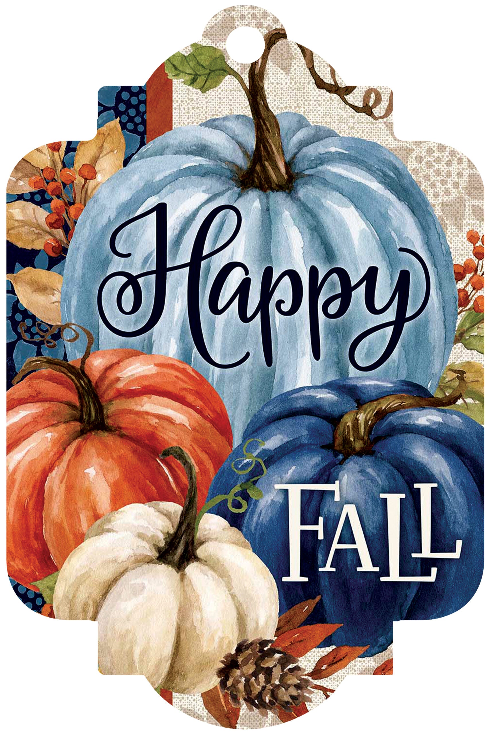 Pumpkin Blues- Deluxe Door Decor