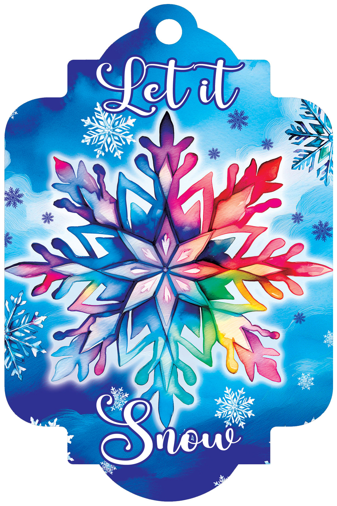 Deluxe Door Decor-Let it Snow