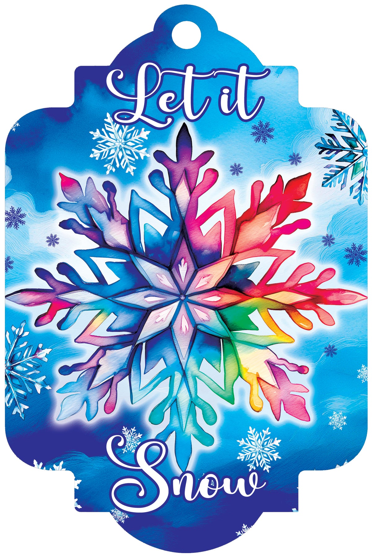 Deluxe Door Decor-Let it Snow