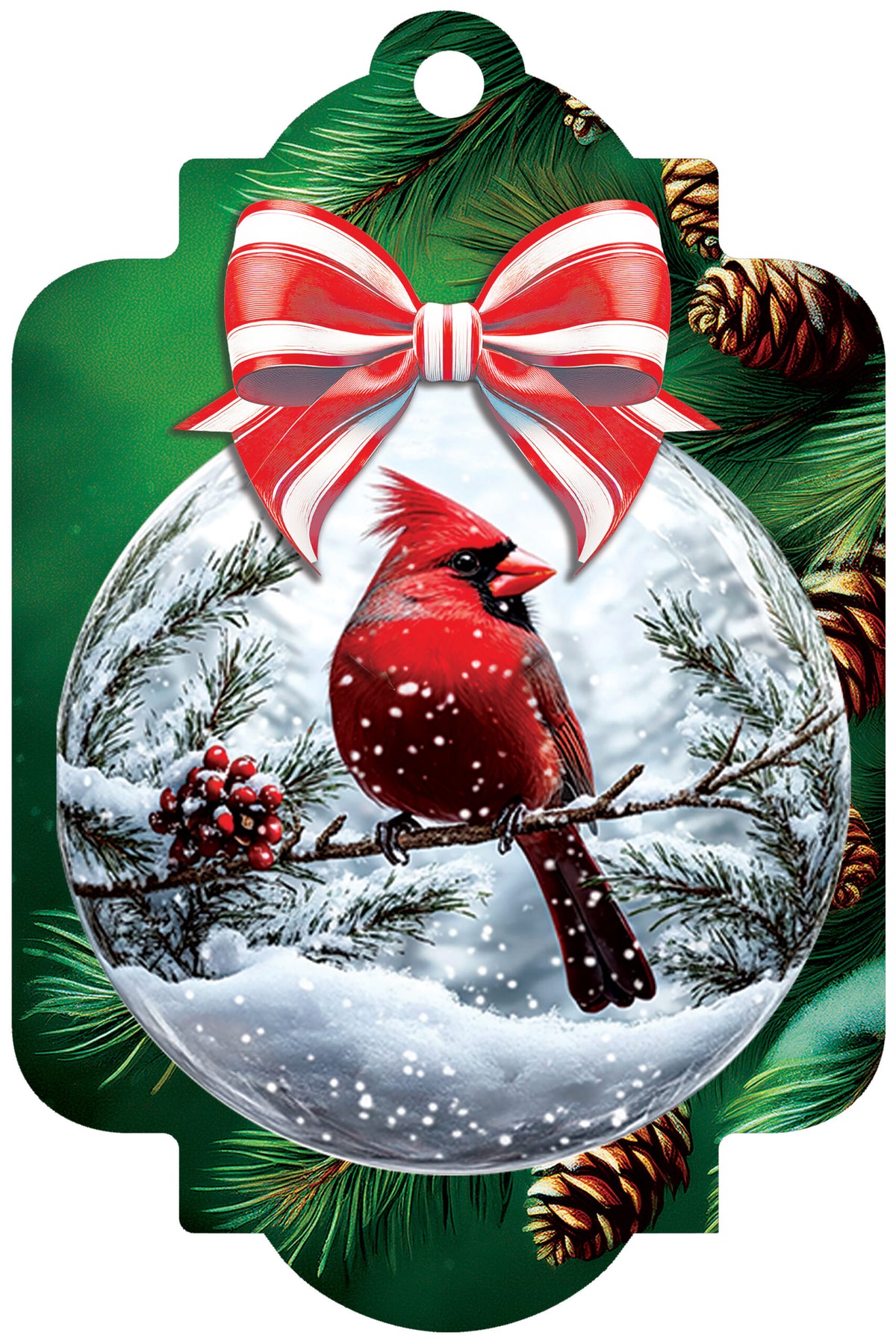 Deluxe Door Decor-Cardinal Ornament