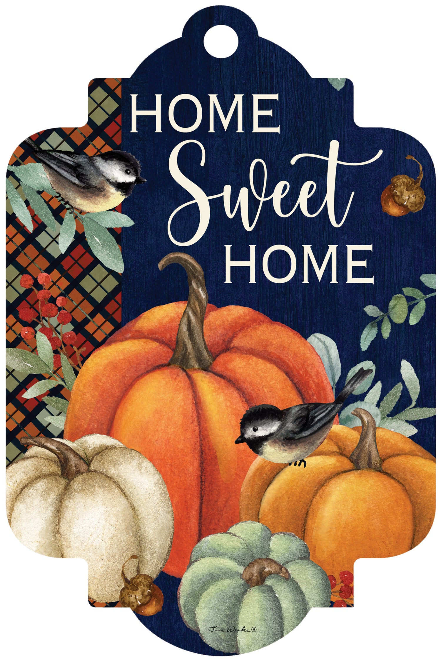Pumpkin Home- Deluxe Door Decor