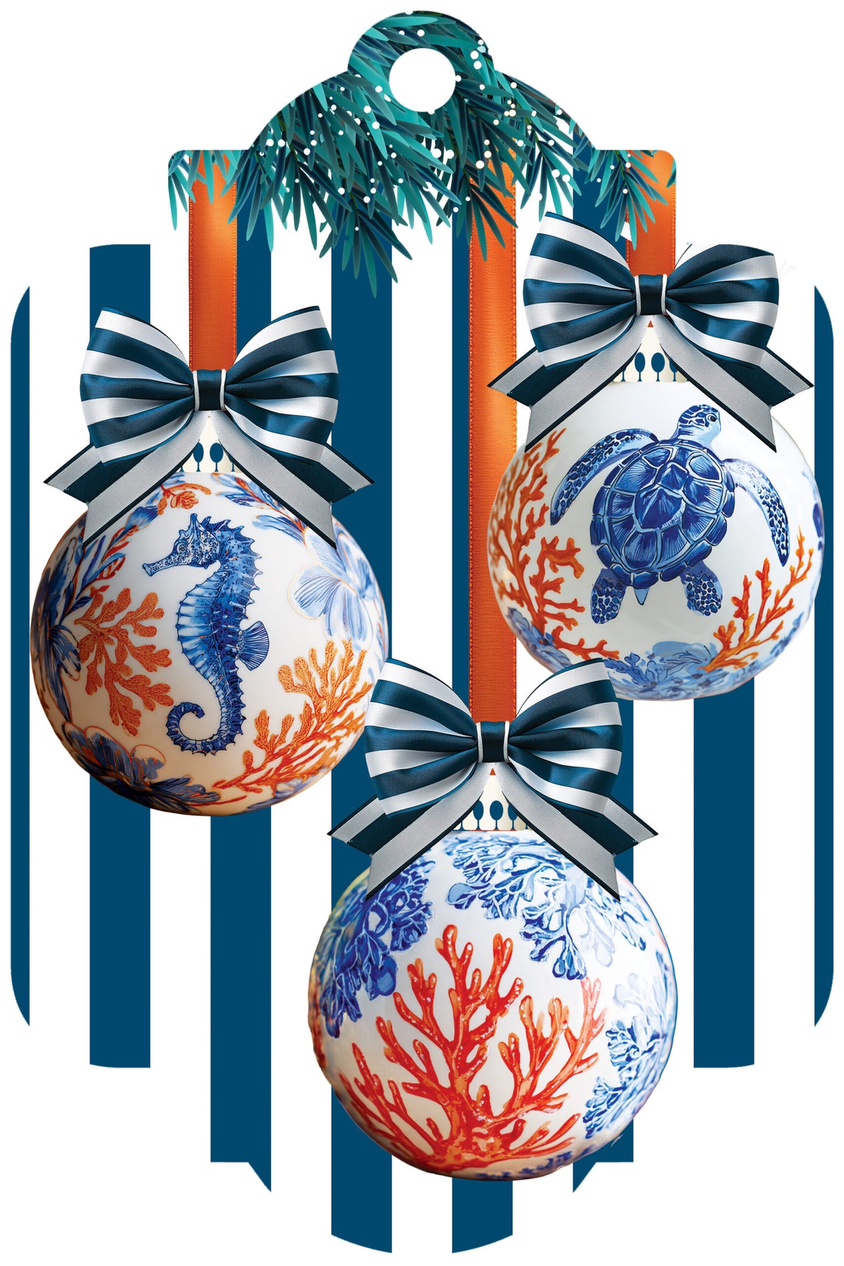 Deluxe Door Decor-Coastal Ornaments